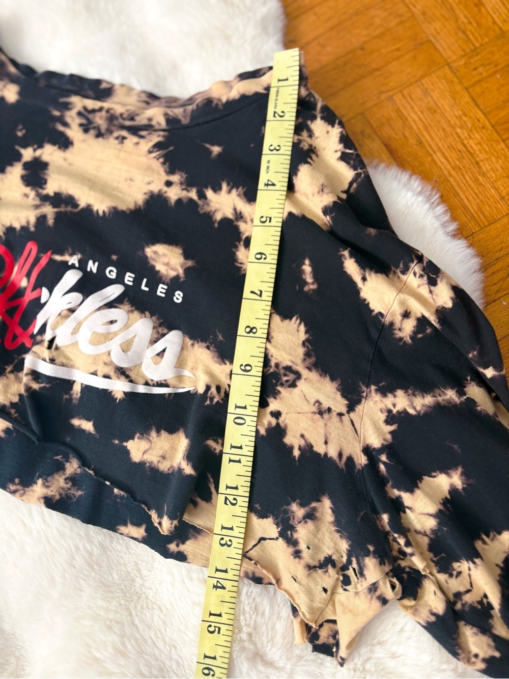 young & reckless cropped long sleeve